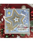 (SB10787)3D Push-Out - Yvonne Creations - Santa's Journey - Village
