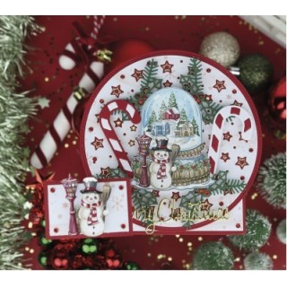 (YCD10330)Dies - Yvonne Creations Santa's Journey - Santa's Circle