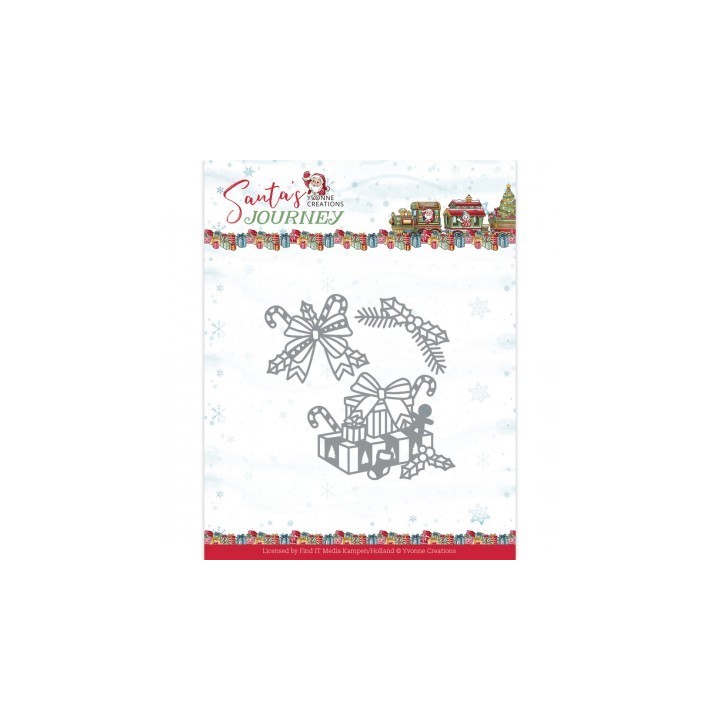 (YCD10333)Dies - Yvonne Creations Santa's Journey - Santa's Presents