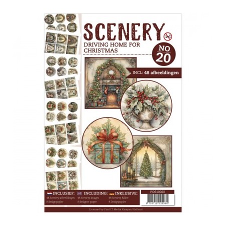 (POS10020)Push Out Book Scenery 20 - Best Christmas Ever