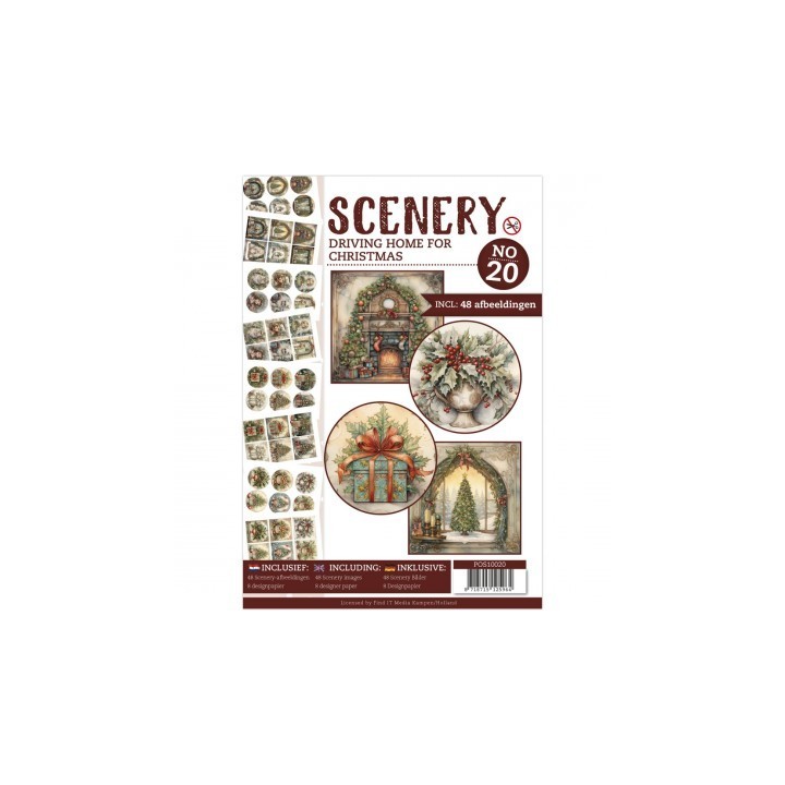 (POS10020)Push Out Book Scenery 20 - Best Christmas Ever