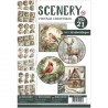 (POS10021)Push Out Book Scenery 21 - Flowers With Passion