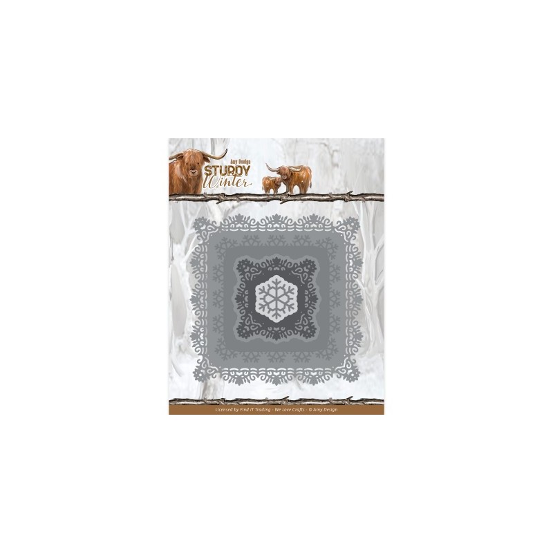 (ADD10306)Dies - Amy Design Sturdy Winter - Winter Square