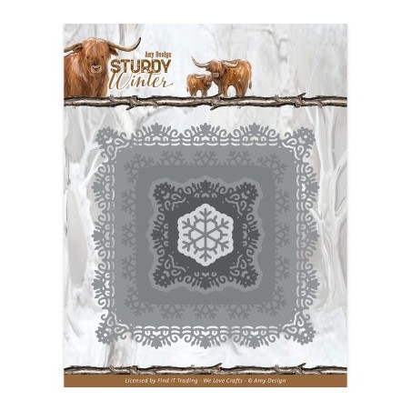 (ADD10306)Dies - Amy Design Sturdy Winter - Winter Square