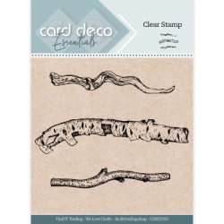 (CDECS150)Card Deco Essentials - Clear Stamp - Birch Trunk