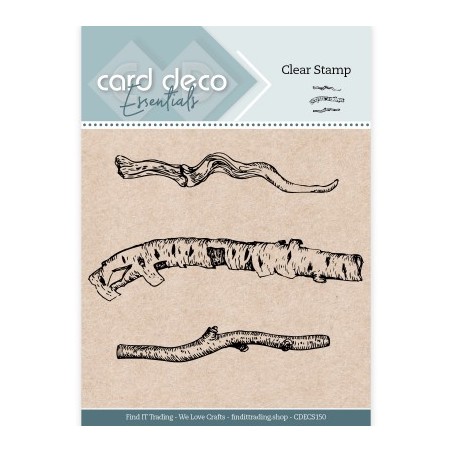 (CDECS150)Card Deco Essentials - Clear Stamp - Birch Trunk