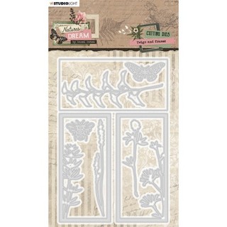 (HE-ND-CD706)Studio Light SL Cutting Die Twigs and frames Natures dream nr.706