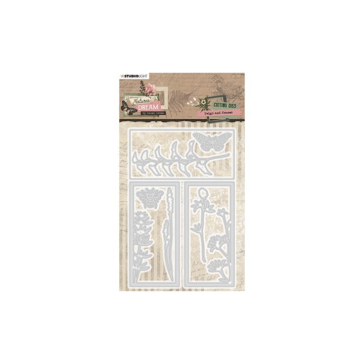 (HE-ND-CD706)Studio Light SL Cutting Die Twigs and frames Natures dream nr.706