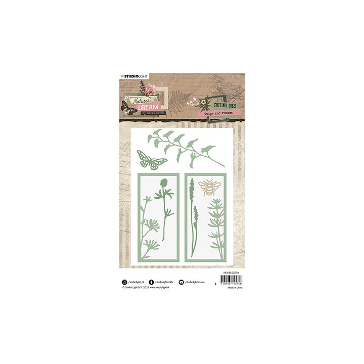(HE-ND-CD706)Studio Light SL Cutting Die Twigs and frames Natures dream nr.706