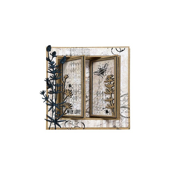 (HE-ND-CD706)Studio Light SL Cutting Die Twigs and frames Natures dream nr.706