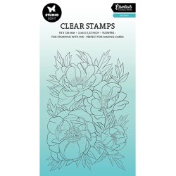 (SL-ES-STAMP541)Studio light Clear stamp Peonies Essentials nr.541