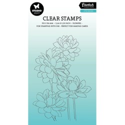 (SL-ES-STAMP542)Studio light Clear stamp Little Dahlias Essentials nr.542