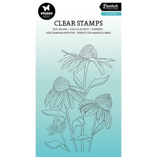 (SL-ES-STAMP543)Studio light Clear stamp Echinacea Essentials nr.543