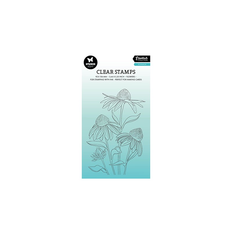 (SL-ES-STAMP543)Studio light Clear stamp Echinacea Essentials nr.543