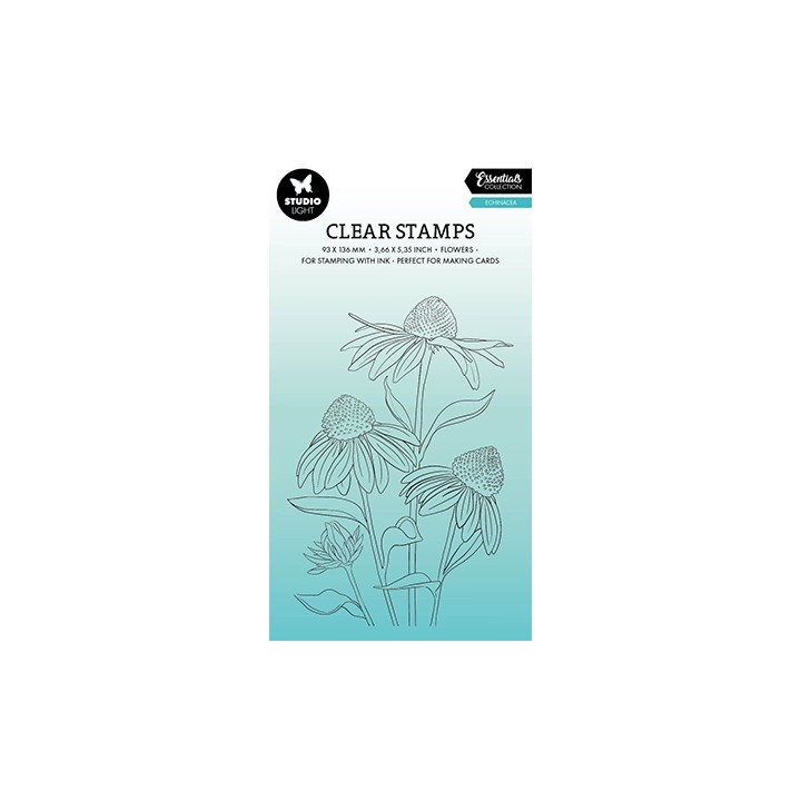 (SL-ES-STAMP543)Studio light Clear stamp Echinacea Essentials nr.543