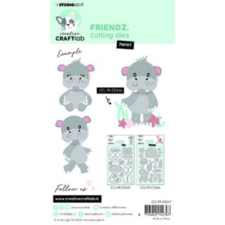 (CCL-FR-CD547)Studio Light SL Cutting Die Friendz Henri Friendz nr.547