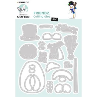 (CCL-FR-CD686)Studio Light SL Cutting Die Olaf Friendz nr.686