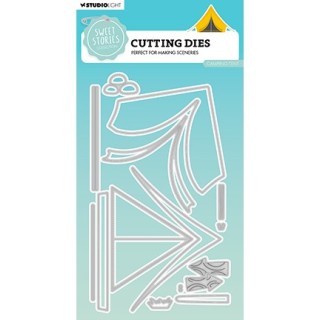 (SL-SS-CD733)Studio Light SL Cutting Die Camping tent Sweet Stories nr.733