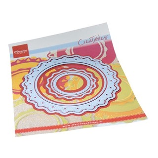 (LR0837)Creatables Jolly Christmas doily