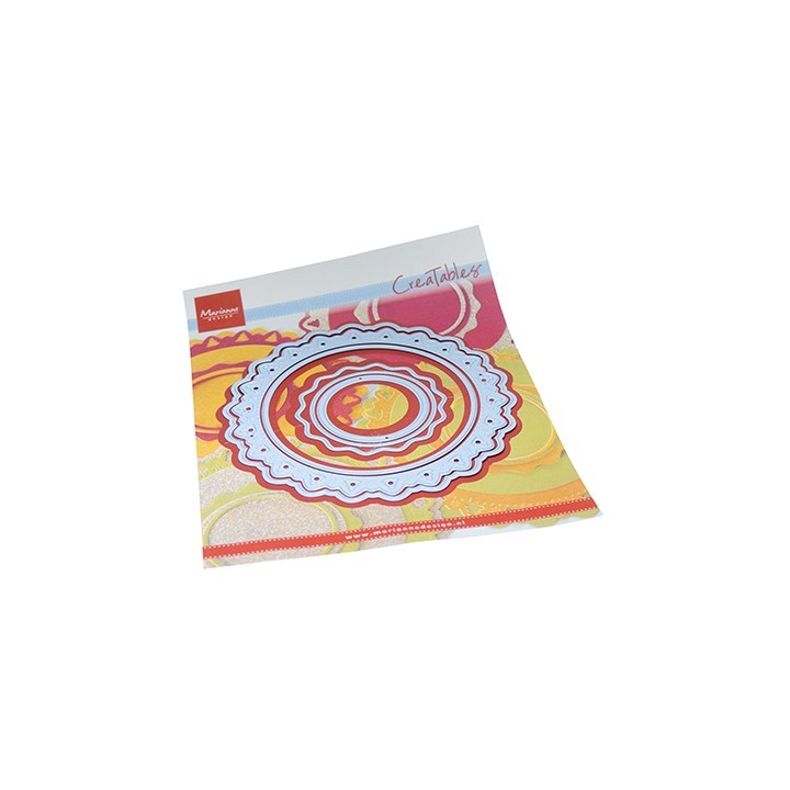 (LR0837)Creatables Jolly Christmas doily