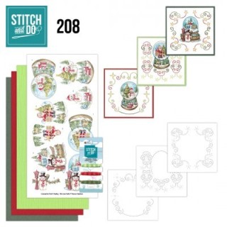 (STDO208)Stitch And Do 208 - Yvonne Creations - Santa's Journey