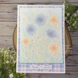 (EF3D-070)Creative Expressions Sue Wilson Wildflowers 3D Embossing Folder
