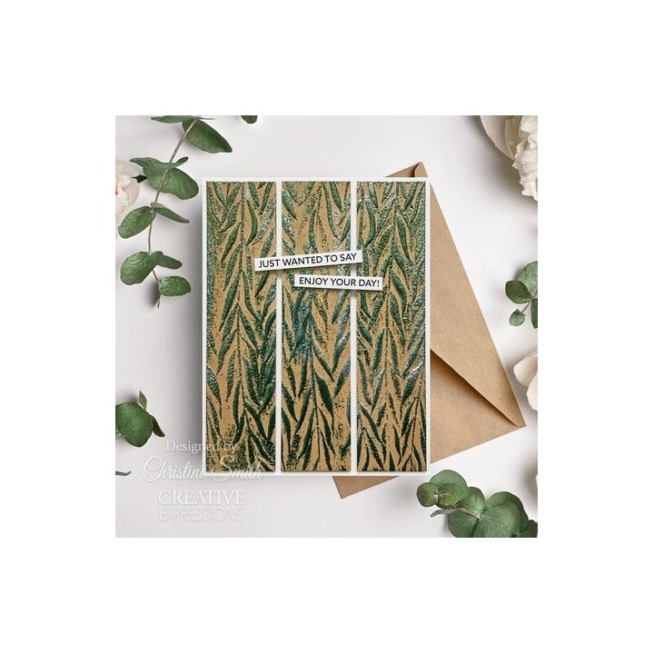 (EF3D-071)Creative Expressions Sue Wilson Weeping Willow 3D Embossing Folder