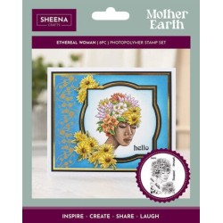 (SD-ME-STP-ETWO)SHEENA Crafts Mother Earth Clear Stamp Ethereal Woman