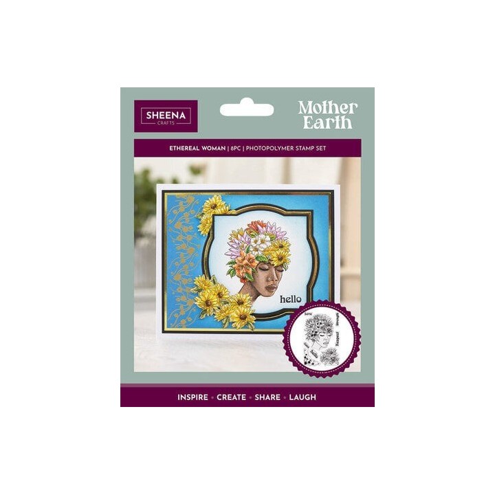 (SD-ME-STP-ETWO)SHEENA Crafts Mother Earth Clear Stamp Ethereal Woman