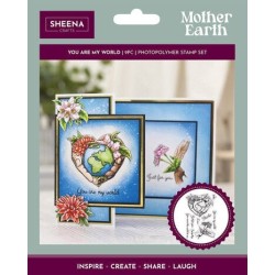 (SD-ME-STP-YAMW)SHEENA Crafts Mother Earth Clear Stamp You are my World