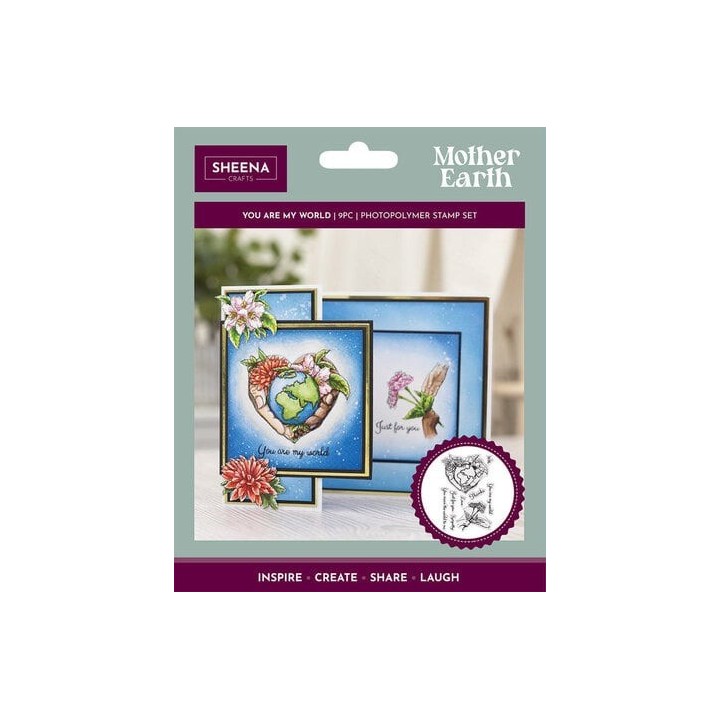 (SD-ME-STP-YAMW)SHEENA Crafts Mother Earth Clear Stamp You are my World
