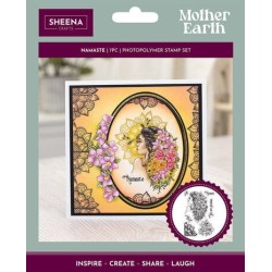 (SD-ME-STP-NAM)SHEENA Crafts Mother Earth Clear Stamp Namaste
