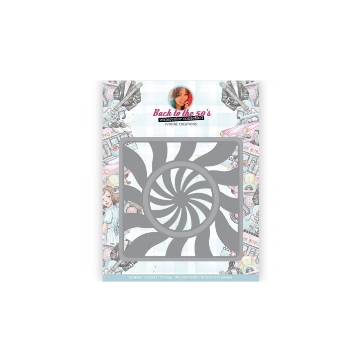 (YCD10337)Dies - Yvonne Creations Back To The Fifties - Fifties Frame