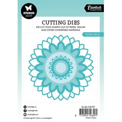 (SL-ES-CD717)Studio Light SL Cutting Die Floral circle Essentials nr.717