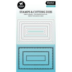 (SL-ES-SCD68)Studio Light Stamp & Cutting Die Elegant frames Essentials nr.68