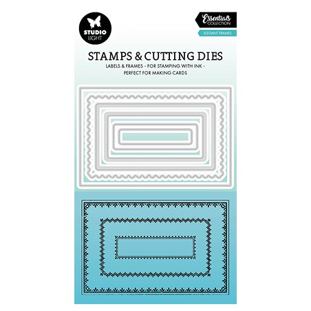 (SL-ES-SCD68)Studio Light Stamp & Cutting Die Elegant frames Essentials nr.68