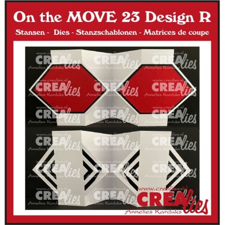 (CLMOVE23)Crealies On the MOVE Design R diamonds 10x13,5cm