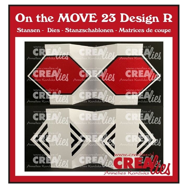 (CLMOVE23)Crealies On the MOVE Design R diamonds 10x13,5cm