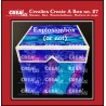 (CCAB27)Crealies Create A Box Explosion finished: 8 x 8 x 8 cm