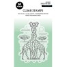 (BL-ES-STAMP564)Studio light BL Clear stamp Twisted giraffes By Laurens nr.564