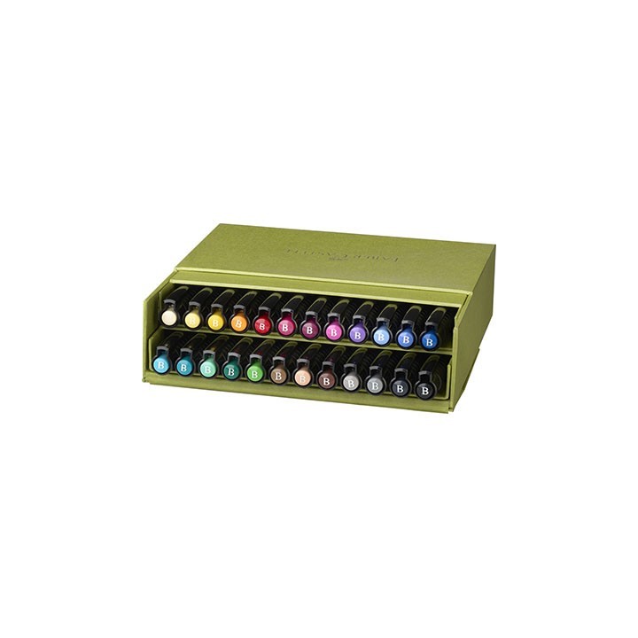 (FC-167191)Faber Castell Pitt Artist Pen Brush studiobox (24 pieces)