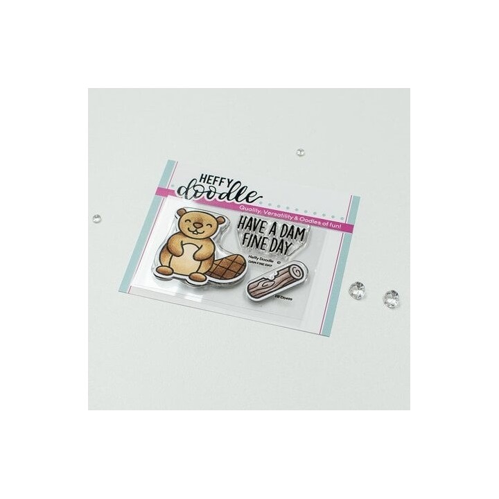 (HFD0499)Heffy Doodle Dam Fine Day Clear Stamps