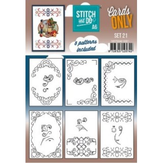 (COSTDOA610021)Stitch and Do - Cards Only - Set 21