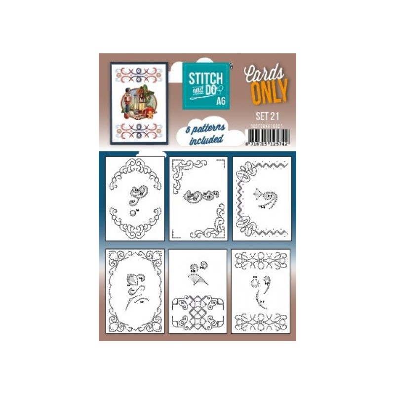 (COSTDOA610021)Stitch and Do - Cards Only - Set 21