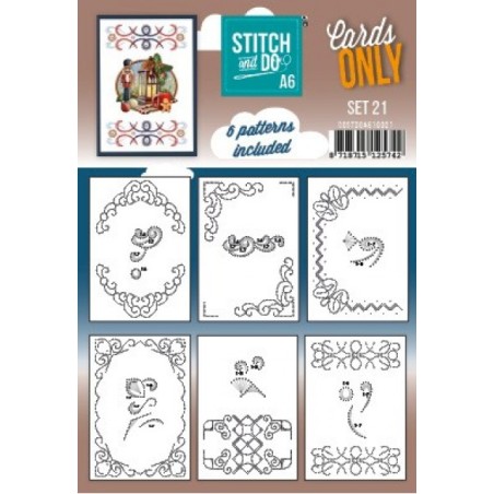 (COSTDOA610021)Stitch and Do - Cards Only - Set 21