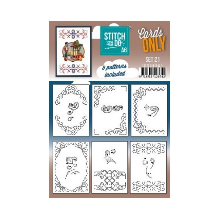 (COSTDOA610021)Stitch and Do - Cards Only - Set 21