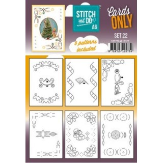(COSTDOA610022)Stitch and Do - Cards Only - Set 22