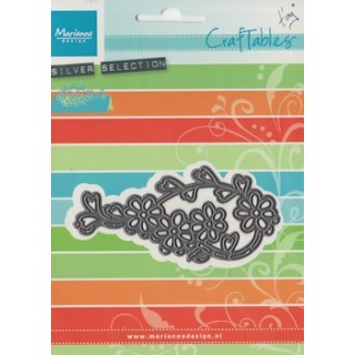 (CR1270)Craftables stencil flowers