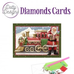 (DDDC1152)Dotty Designs Diamond Cards - Christmas Train