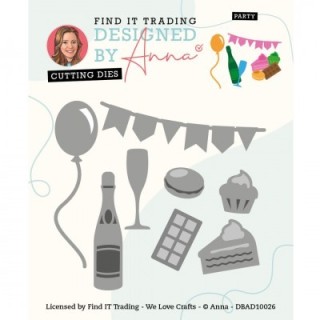 (DBAD10026)Designed By Anna - Mix And Match Cutting Dies - Party